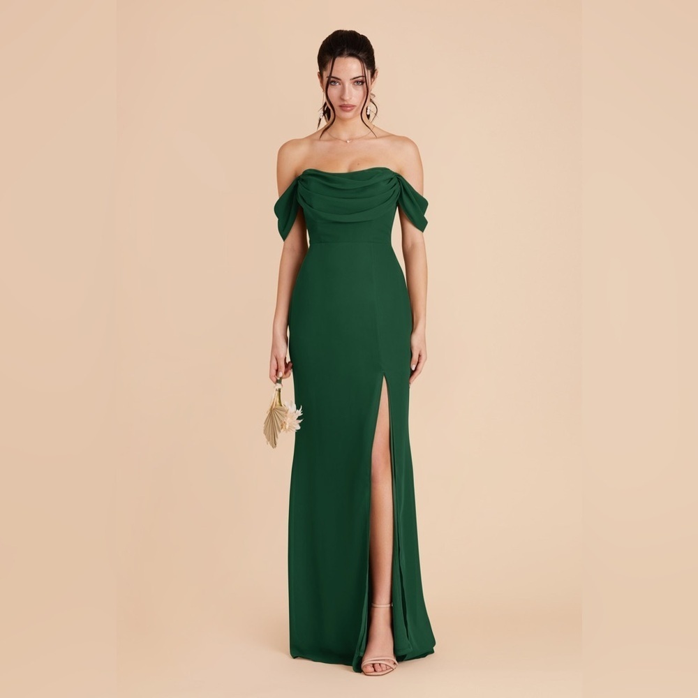 NWT $129 Birdy Grey Strapless Green Dress Sz M